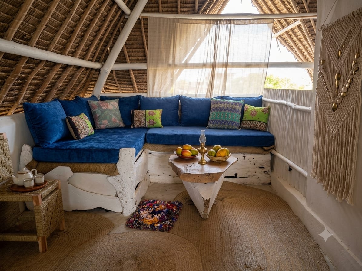 Luxury villa lounge